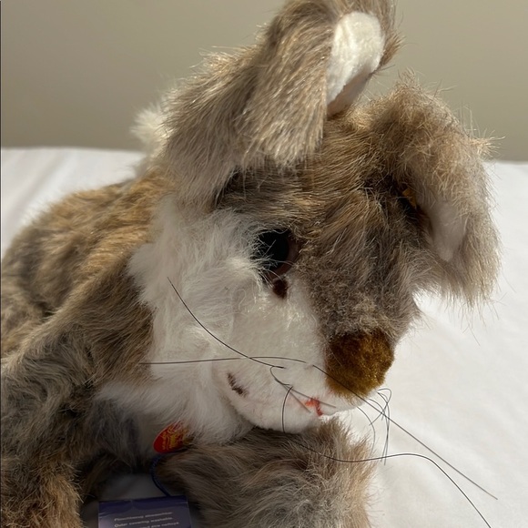 Vintage Steiff Junior‎ Bunny Rabbit Button Ear Tag German Plush Toy 2882/35 - Picture 2 of 9